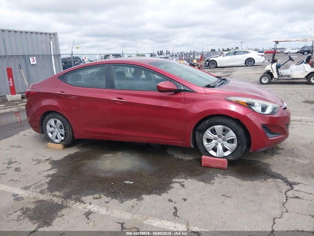 45029976 :رقم المزاد ، 5NPDH4AE9GH698780 vin ، 2016 Hyundai Elantra Se مزاد بيع