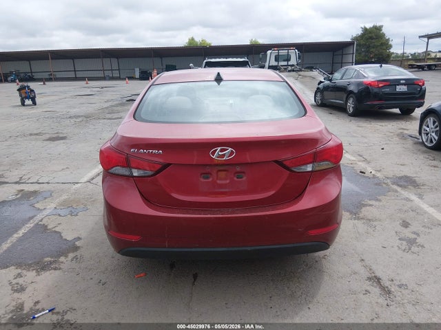 45029976 :رقم المزاد ، 5NPDH4AE9GH698780 vin ، 2016 Hyundai Elantra Se مزاد بيع