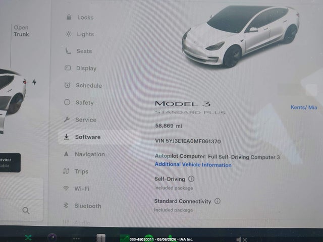 Aukcja sprzedaży 2021 Tesla Model 3 Standard Range Plus Rear-wheel Drive, vin: 5YJ3E1EA0MF861370, numer aukcji: 45030011