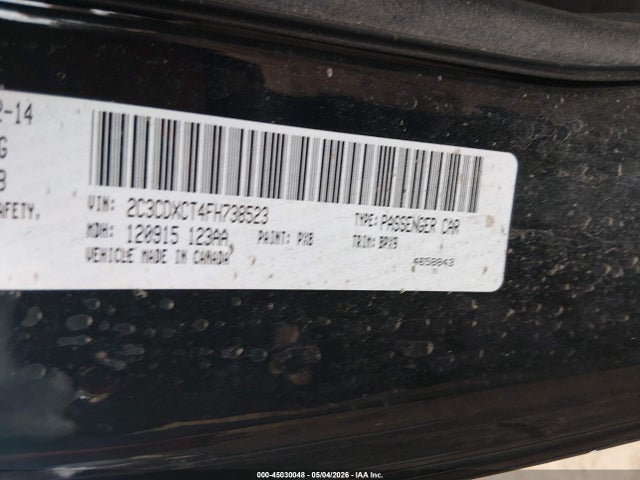 Dodge CHARGER R/T 2015 2C3CDXCT4FH738523 Image 9