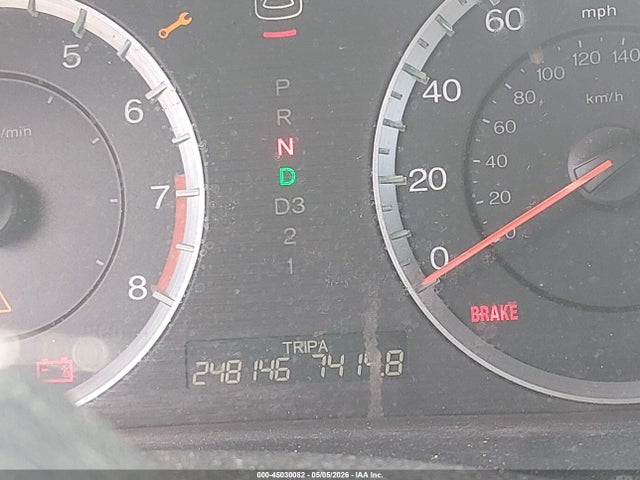 45030082 :رقم المزاد ، 1HGCS2B81AA003637 vin ، 2010 Honda Accord 3.5 Ex-l مزاد بيع