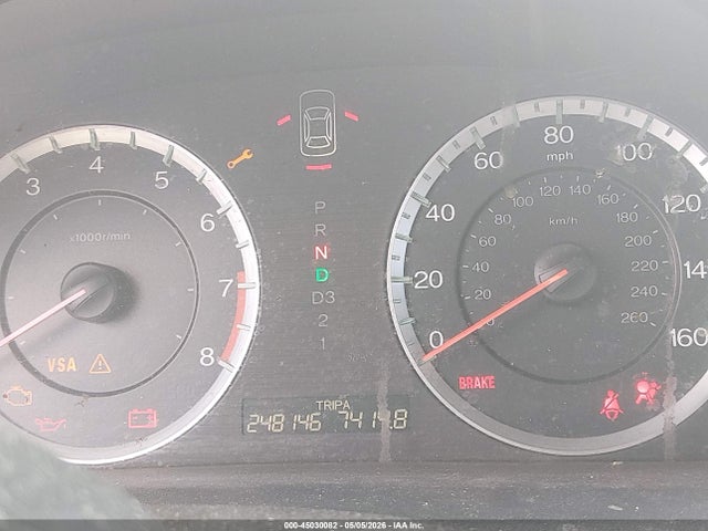 45030082 :رقم المزاد ، 1HGCS2B81AA003637 vin ، 2010 Honda Accord 3.5 Ex-l مزاد بيع
