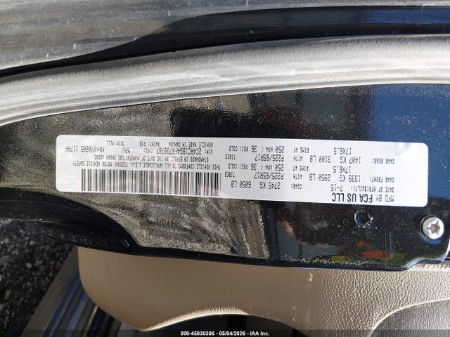 45030306 :رقم المزاد ، 2C4RC1BG4FR739787 vin ، 2015 Chrysler Town & Country Touring مزاد بيع