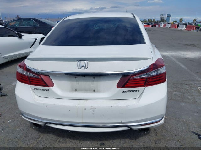 2016 Honda Accord Sport მანქანა იყიდება აუქციონზე, vin: 1HGCR2F55GA123459, აუქციონის ნომერი: 45030345