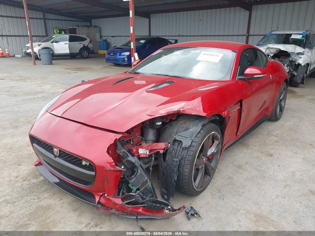 2015 Jaguar F-type R მანქანა იყიდება აუქციონზე, vin: SAJWA6DA2FMK21597, აუქციონის ნომერი: 45030376