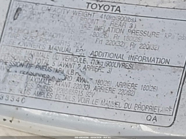 Aukcja sprzedaży 1997 Lexus Es 300, vin: JT8BF22G6V0067690, numer aukcji: 45030396