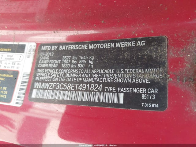 Продажа на аукционе авто 2014 Mini Clubman Cooper, vin: WMWZF3C58ET491824, номер лота: 45030432