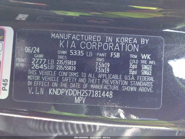 KNDPYDDH2S7181448 KIA Sportage Plug-in Hybrid X-line