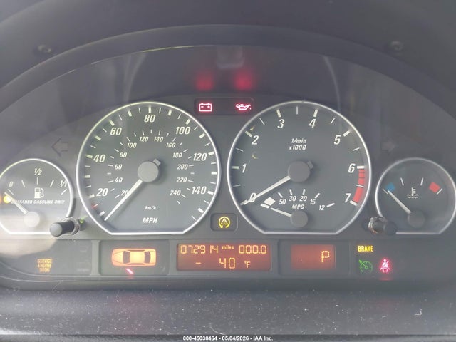 Aukcja sprzedaży 2001 Bmw 330ci, vin: WBABN53471JU33703, numer aukcji: 45030464