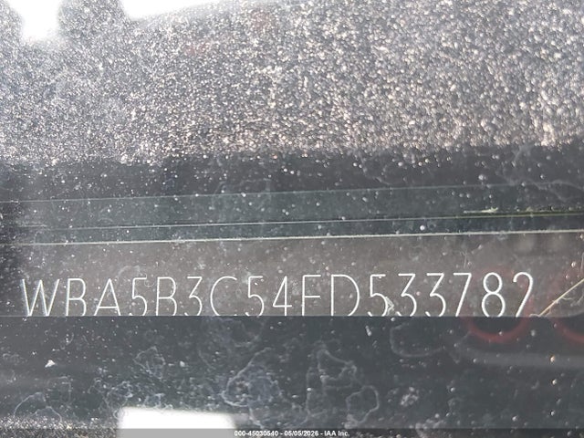 45030540 :رقم المزاد ، WBA5B3C54ED533782 vin ، 2014 Bmw 535i Xdrive مزاد بيع
