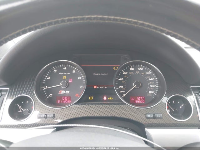 2007 Audi S8 5.2 მანქანა იყიდება აუქციონზე, vin: WAUPN44E37N021674, აუქციონის ნომერი: 45030554