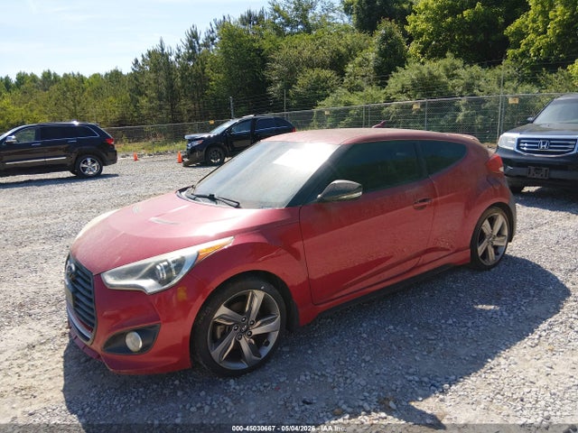 KMHTC6AE7EU184365 Hyundai Veloster Turbo W/black