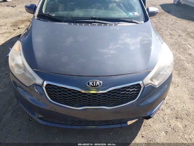 2016 Kia Forte Lx მანქანა იყიდება აუქციონზე, vin: KNAFK5A85G5548687, აუქციონის ნომერი: 45030716