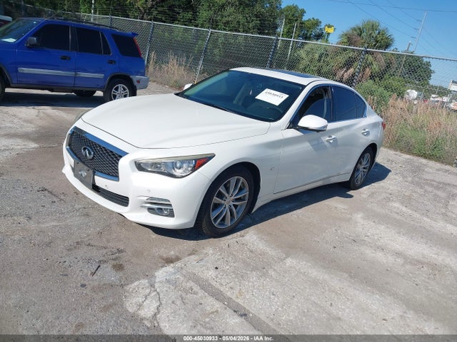 2015 Infiniti Q50 Premium მანქანა იყიდება აუქციონზე, vin: JN1BV7AR5FM408840, აუქციონის ნომერი: 45030933