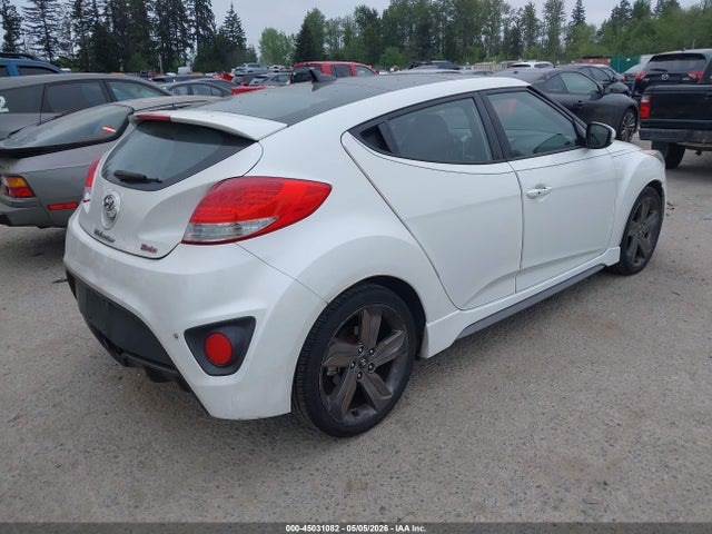 Hyundai Veloster Turbo W/black 2014 KMHTC6AE5EU211126 Image 4