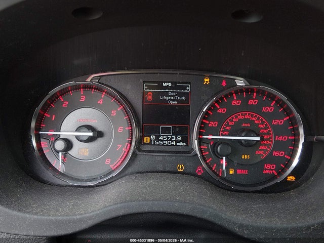 45031096 :رقم المزاد ، JF1VA1D68F9822580 vin ، 2015 Subaru Wrx Premium مزاد بيع