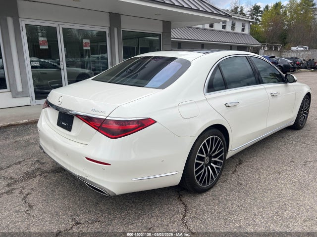 2021 Mercedes-benz S 580 4matic მანქანა იყიდება აუქციონზე, vin: W1K6G7GB6MA045696, აუქციონის ნომერი: 45031130