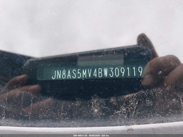 Продаж на аукціоні авто 2011 Nissan Rogue Sv, vin: JN8AS5MV4BW309119, номер лоту: 45031134