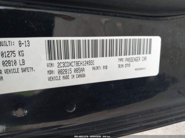 Продажа на аукционе авто 2014 Dodge Charger R/t, vin: 2C3CDXCT8EH124931, номер лота: 45031279