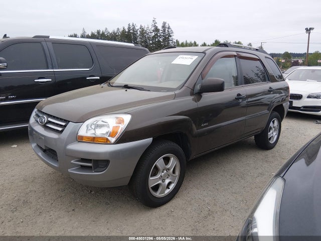 2007 Kia Sportage Lx მანქანა იყიდება აუქციონზე, vin: KNDJE724677426260, აუქციონის ნომერი: 45031296