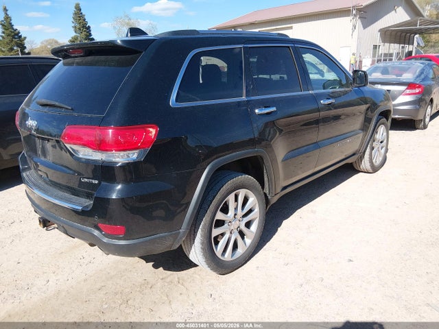 2017 Jeep Grand Cherokee Limited 4x4 მანქანა იყიდება აუქციონზე, vin: 1C4RJFBG6HC849822, აუქციონის ნომერი: 45031401