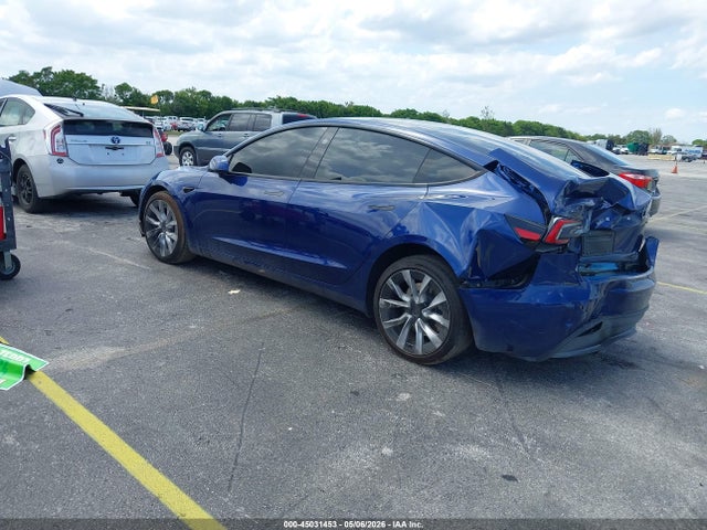 Продаж на аукціоні авто 2025 Tesla Model 3 Long Range Rear-wheel Drive/standard Rear-wheel Drive, vin: 5YJ3E1EA3SF934308, номер лоту: 45031453