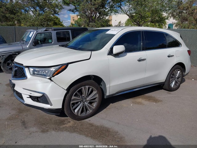 45031521 :رقم المزاد ، 5FRYD3H57HB006107 vin ، 2017 Acura Mdx Technology Package مزاد بيع