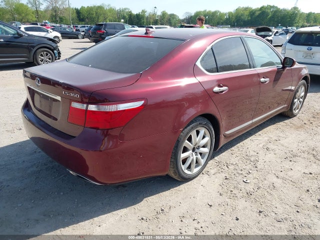 2007 Lexus Ls 460 მანქანა იყიდება აუქციონზე, vin: JTHBL46F875002612, აუქციონის ნომერი: 45031531