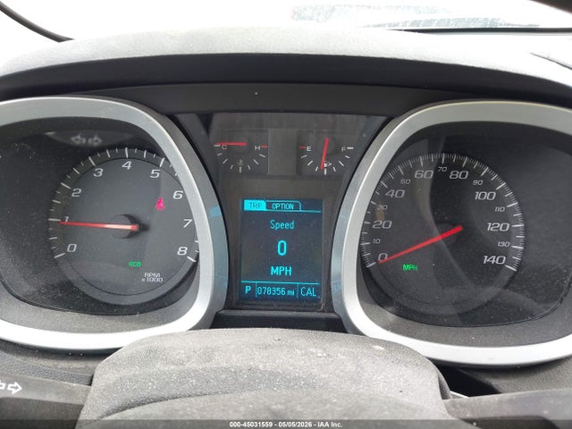45031559 :رقم المزاد ، 2GNALBEK9E6115137 vin ، 2014 Chevrolet Equinox 1lt مزاد بيع
