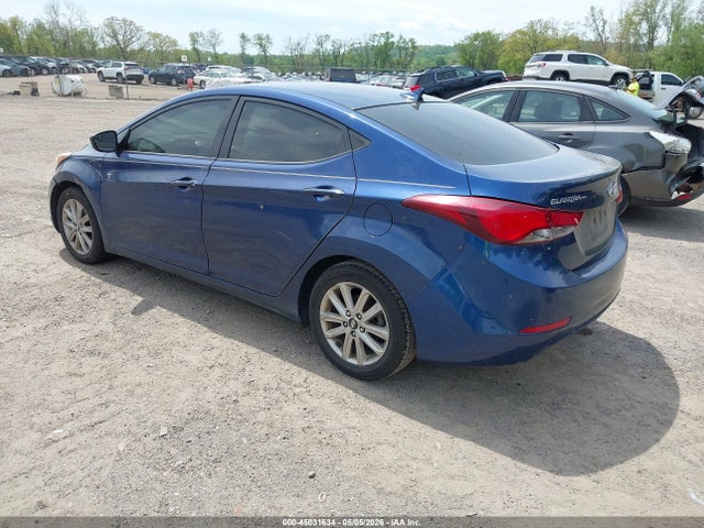 Auction sale of the 2015 Hyundai Elantra Se, vin: 5NPDH4AE2FH587874, lot number: 45031634