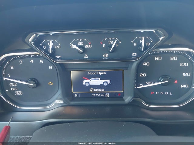 2019 Gmc Sierra 1500 Slt მანქანა იყიდება აუქციონზე, vin: 3GTU9DED6KG248634, აუქციონის ნომერი: 45031687