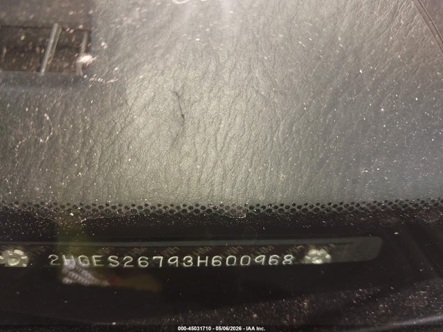 45031710 :رقم المزاد ، 2HGES26793H600968 vin ، 2003 Honda Civic Ex مزاد بيع