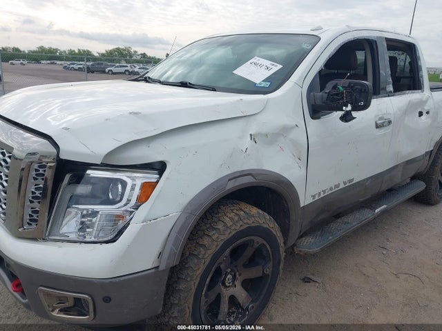 2018 Nissan Titan Platinum Reserve მანქანა იყიდება აუქციონზე, vin: 1N6AA1E51JN549512, აუქციონის ნომერი: 45031781