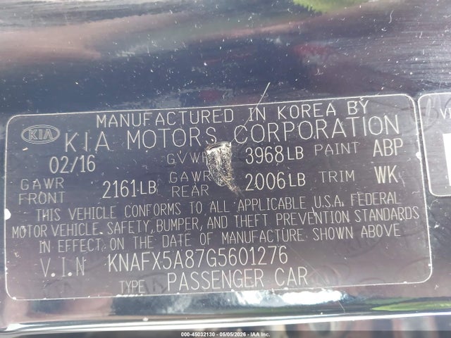 KIA FORTE EX 2016 KNAFX5A87G5601276 Image 9
