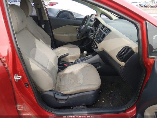 2015 Kia Rio Lx მანქანა იყიდება აუქციონზე, vin: KNADM4A34F6453532, აუქციონის ნომერი: 45032145