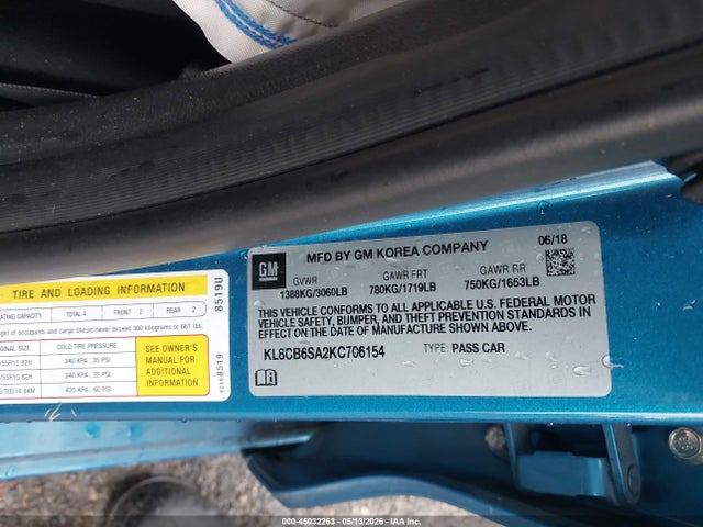 Chevrolet Spark Ls Cvt 2019 KL8CB6SA2KC706154 Image 9