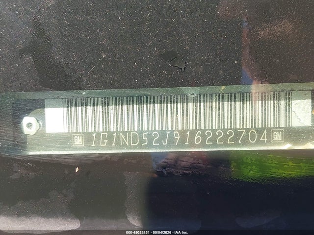 Продаж на аукціоні авто 2001 Chevrolet Malibu, vin: 1G1ND52J916222704, номер лоту: 45032451