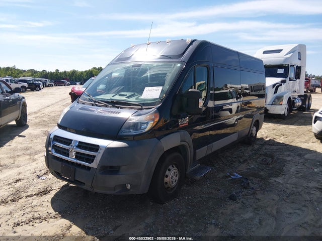 45032502 :رقم المزاد ، 3C6TRVPG6GE114354 vin ، 2016 Ram Promaster 2500 Window Van High Roof مزاد بيع
