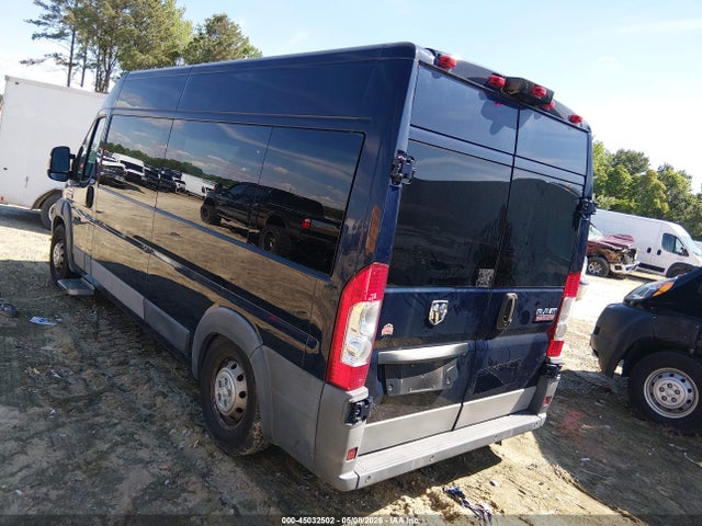 45032502 :رقم المزاد ، 3C6TRVPG6GE114354 vin ، 2016 Ram Promaster 2500 Window Van High Roof مزاد بيع