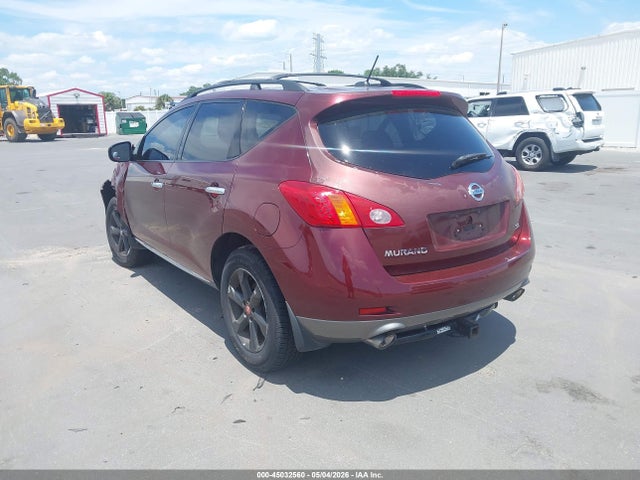 Aukcja sprzedaży 2009 Nissan Murano Sl, vin: JN8AZ18U59W004227, numer aukcji: 45032560