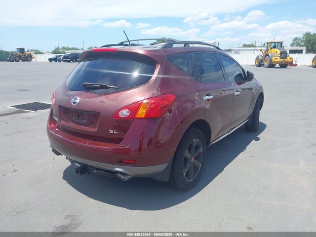 Aukcja sprzedaży 2009 Nissan Murano Sl, vin: JN8AZ18U59W004227, numer aukcji: 45032560