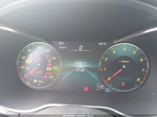 2021 Mercedes-benz C 300 4matic მანქანა იყიდება აუქციონზე, vin: W1KWF8EB4MR615434, აუქციონის ნომერი: 45032609