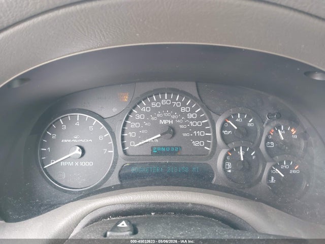 45032623 :رقم المزاد ، 1GHDT13S222199064 vin ، 2002 Oldsmobile Bravada مزاد بيع