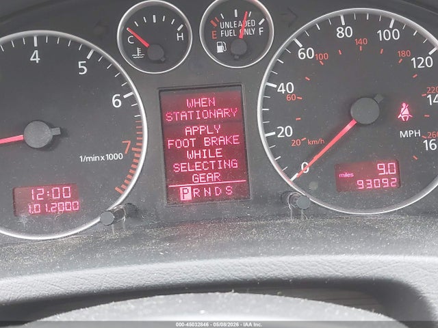 45032846 :رقم المزاد ، WA1YD64B05N000915 vin ، 2005 Audi Allroad 2.7t مزاد بيع