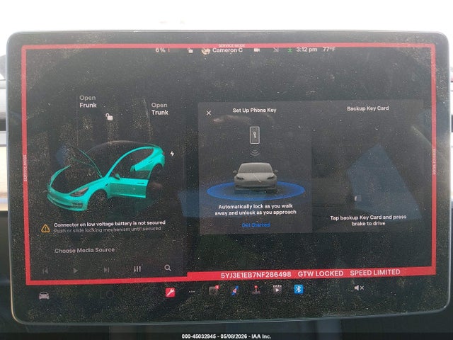 Aukcja sprzedaży 2022 Tesla Model 3 Long Range Dual Motor All-wheel Drive, vin: 5YJ3E1EB7NF286498, numer aukcji: 45032945