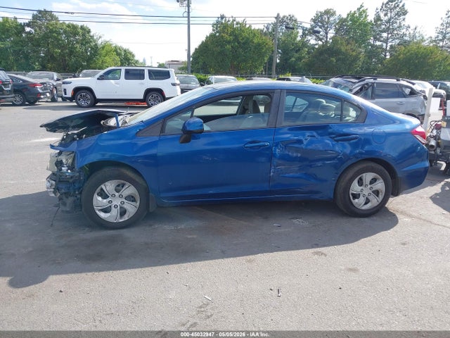 Aukcja sprzedaży 2013 Honda Civic Lx, vin: 2HGFB2F54DH560772, numer aukcji: 45032947