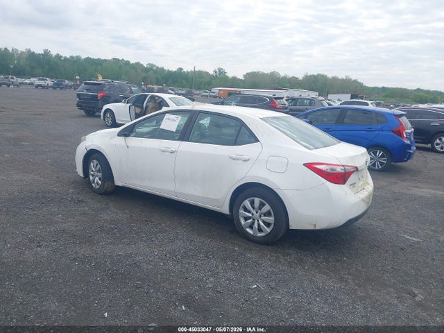 Продаж на аукціоні авто 2016 Toyota Corolla Le, vin: 2T1BURHE7GC702172, номер лоту: 45033047