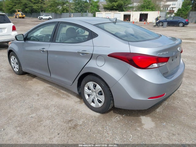 Продажа на аукционе авто 2016 Hyundai Elantra Se, vin: 5NPDH4AEXGH721824, номер лота: 45033078