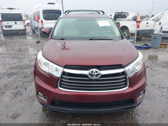 Aukcja sprzedaży 2016 Toyota Highlander Limited V6, vin: 5TDYKRFH2GS134238, numer aukcji: 45033124