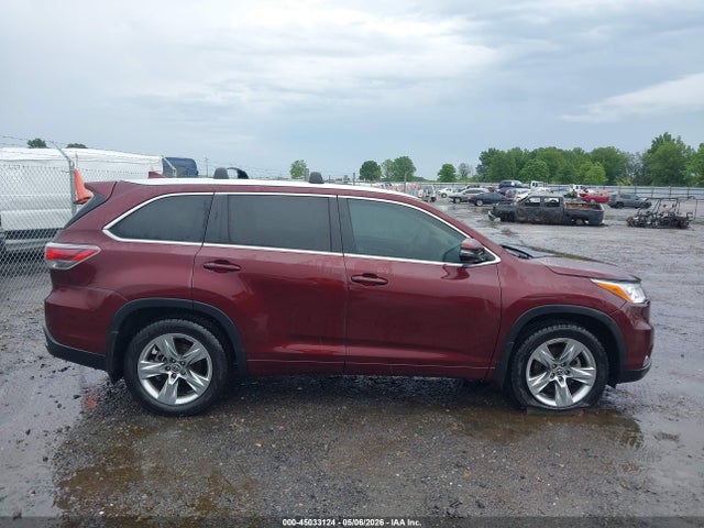 Aukcja sprzedaży 2016 Toyota Highlander Limited V6, vin: 5TDYKRFH2GS134238, numer aukcji: 45033124